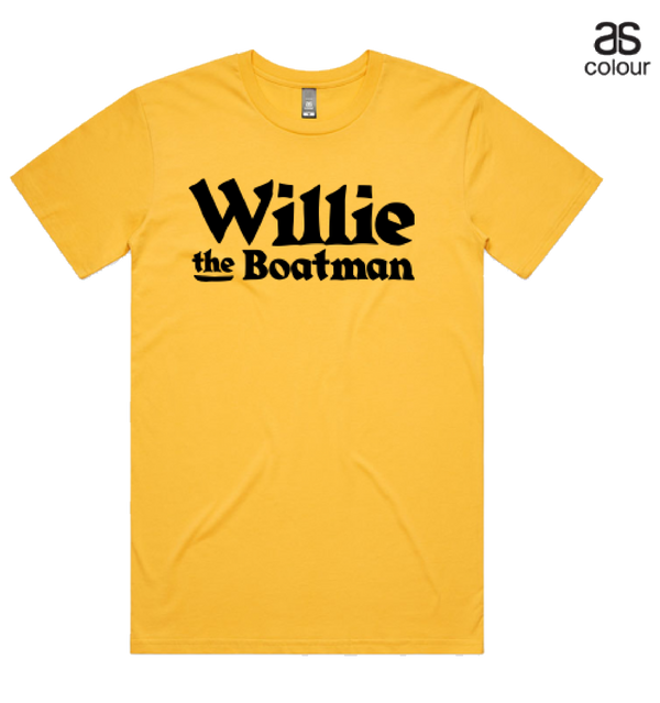 Willie the Boatman - T shirt Yellow